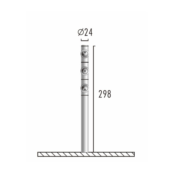 Уличный светильник Delight Collection 7162 71-62-921 cool white black