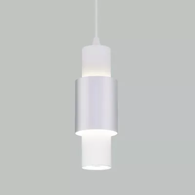 Подвесной светильник Eurosvet Bento 50204/1 LED белый/матовое серебро