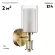 Бра Odeon Light Saga Classic 5088/1WA, Бронза, Белый, Металл