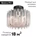 Потолочная люстра Delight Collection MD22027002 MX22027002-D45 matt black, Черный, Прозрачный, Металл