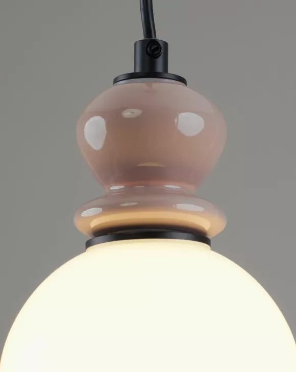 Подвесной светильник Moderli Glaze V11698-PL, Черный, Белый, Теплый белый, крупный план Подвесной светильник Moderli Glaze V11698-PL, Черный, Белый, Теплый белый, крупный план