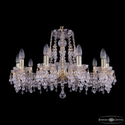Подвесная люстра Bohemia Ivele Crystal 1410/10/240 G V0300