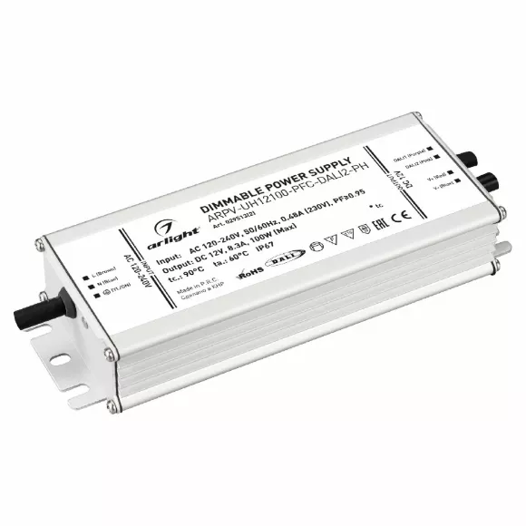 Блок питания для светодиодной ленты Arlight ARPV-UH12100-PFC-DALI2-PH 029513(2) Блок питания для светодиодной ленты Arlight ARPV-UH12100-PFC-DALI2-PH 029513(2)