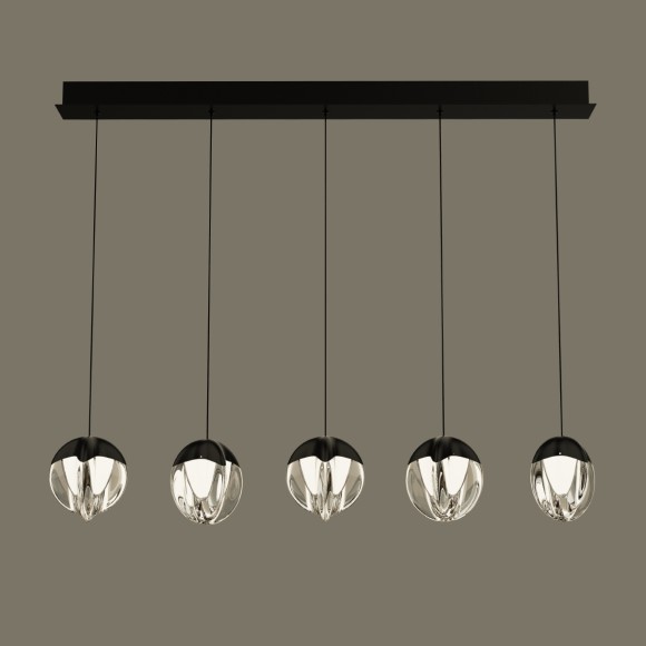 Подвесной светильник Delight Collection MD24001033-5B black/clear