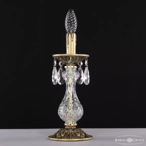 Настольная лампа Bohemia Ivele Crystal AL16300L/1-29 AGB Настольная лампа Bohemia Ivele Crystal AL16300L/1-29 AGB
