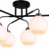 Люстра на штанге Illumico IL0252-6CSQ-79 BK AB