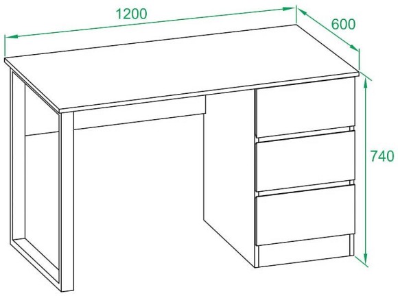 Стол письменный СПм-205 SK_00-00011532