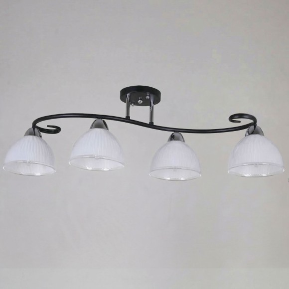 Потолочная люстра Reluce 66360-0.3-04 BK+CR