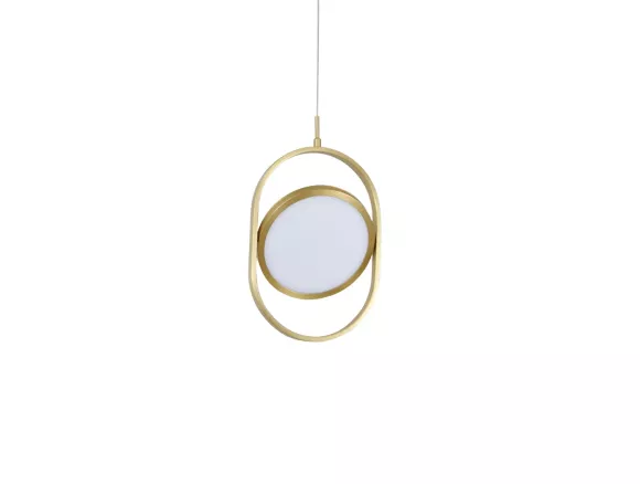 Подвесной светильник Newport Sabina 3512/S brass М0070241, Латунь, Белый, Теплый белый
