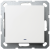 Выключатель одноклавишный проходной Jasmart со светодиодом с накладкой 10A 250V белый глянцевый G3012NW