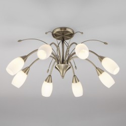 Потолочная люстра Eurosvet Ginevra 30280/8 античная бронза