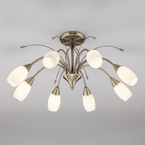 Потолочная люстра Eurosvet Ginevra 30280/8 античная бронза