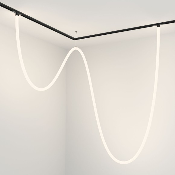 Трековый подвесной светильник Maytoni Tau TR101-2-100W4K-B