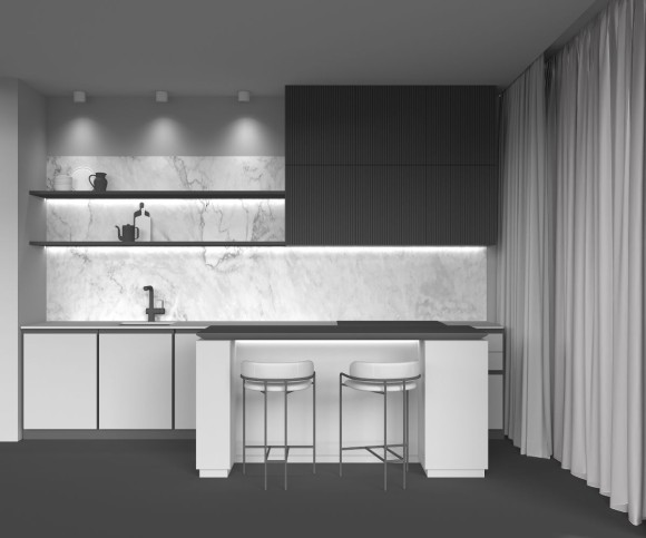 Потолочный светильник Maytoni Technical Alfa LED C064CL-01-15W3K-RD-WB