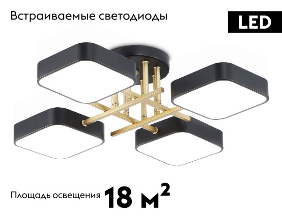 Потолочная светодиодная люстра Ambrella Light LineTech FL516343