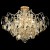 Потолочная люстра Crystal Lux ESMIRALDA PL9 GOLD