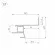 Алюминиевый профиль Arlight СEIL-S18-SHADOW-SIDE-3000 ANOD BLACK 047639