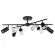 Люстра на штанге Lightstar Rullo LR728374364 (571728+214437-4+214436-4), Черный, Металл, Минимализм стиль
