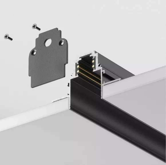 Шинопровод встраиваемый Maytoni Busbar trunkings Gravity TRX010-421B, механизм регулировки