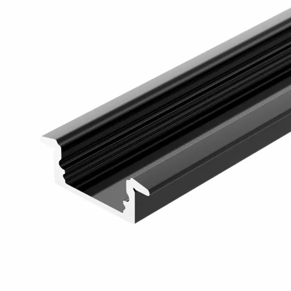 Профиль Arlight LINE-2308-F-2000 ANOD BLACK 040301 Профиль Arlight LINE-2308-F-2000 ANOD BLACK 040301