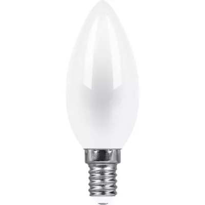 Лампа светодиодная Feron E14 9W 2700K Свеча Матовая LB-73 25955