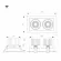 Встраиваемый карданный светильник Arlight MS-VORTEX-BUILT-S210x117-2x20W Day4000 (WH-WH, 40 deg, 230V) (IP20 Металл) 057768, Белый, Нейтральный белый, Алюминий