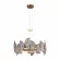 Подвесная люстра Odeon Light Toscana 5448/40L, Бронза, Серый, Теплый белый