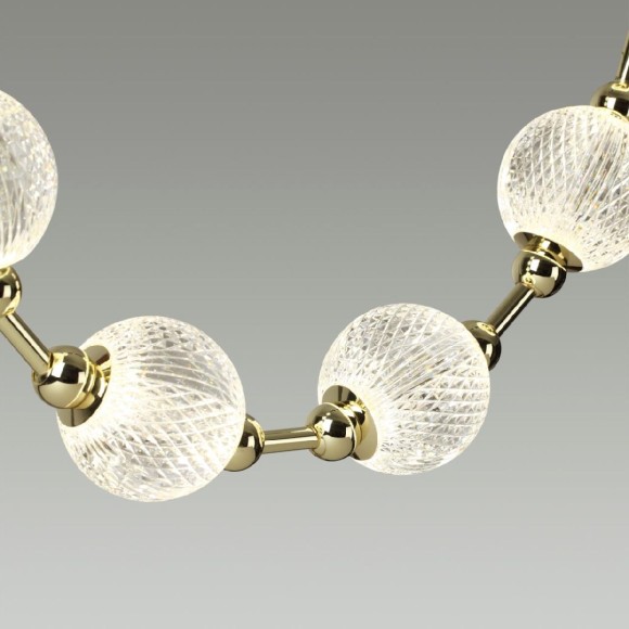 Подвесная светодиодная люстра Odeon Light Crystal 5008/64L