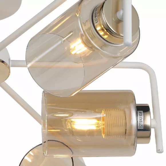 Люстра на штанге Illumico IL8248-6COU-79 WH GD, вид сверху Люстра на штанге Illumico IL8248-6COU-79 WH GD, вид сверху