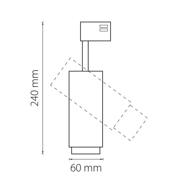Трековый светодиодный светильник Lightstar Fuoco Led 215436
