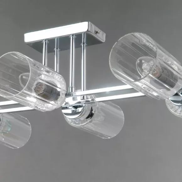 Потолочная люстра Illumico IL0780-6CSQ-25 CR NAPLES