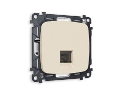 Комплект механизма компьютерной розетки RJ-45(8P8C) CAT6 со шторкой Ambrella Volt Omega MO332010