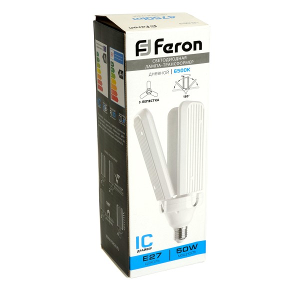 Лампа светодиодная Feron LB-653 E27 50W 6500К 48772