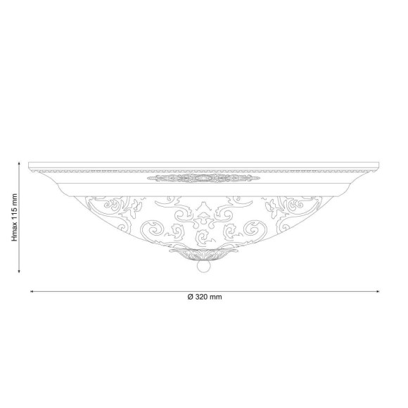 Потолочный светильник Lucia Tucci Lugo Lugo 142.2 R30 White