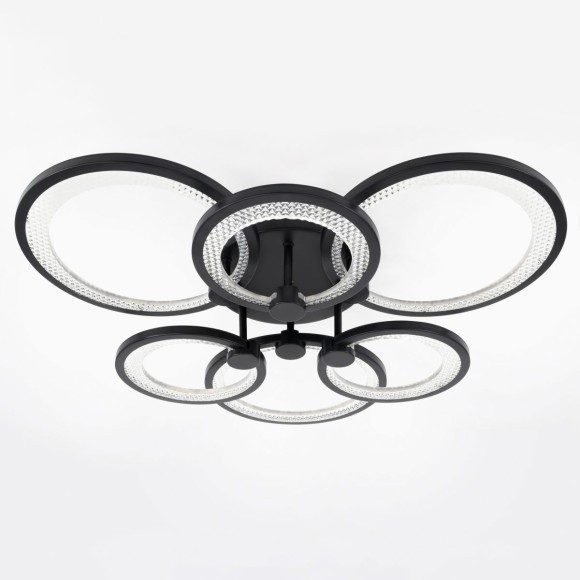 Потолочный светильник Эра Модерн Odry CLL-1-117W 3K-6,5K RC BK