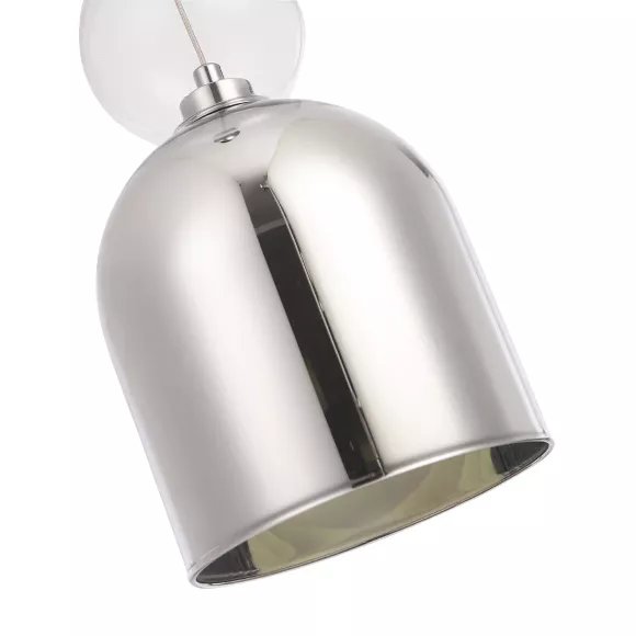 Подвесной светильник Crystal Lux MURCIA SP1.3 CHROME, Хром, Металл, Стекло Подвесной светильник Crystal Lux MURCIA SP1.3 CHROME, Хром, Металл, Стекло