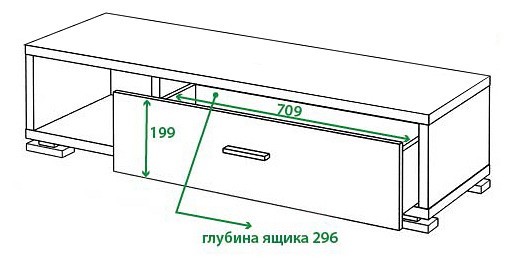 Тумба комбинированная Домино СБ-40/1 MER_SB-40_1_V