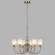 Подвесная люстра Odeon Light Saga Classic 5088/6, Модерн, Белый, Бронза