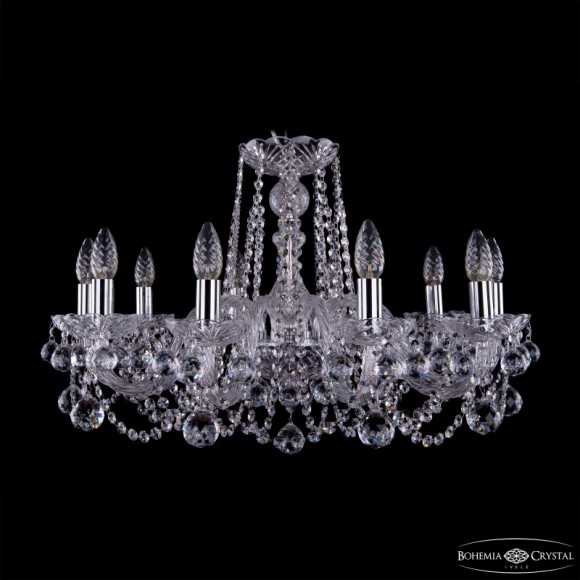 Подвесная люстра Bohemia Ivele Crystal 1402/10/240 Ni Balls