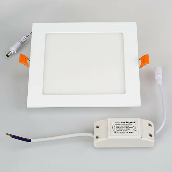 Встраиваемый светодиодный светильник Arlight DL-172x172M-15W Warm White 020133 Встраиваемый светодиодный светильник Arlight DL-172x172M-15W Warm White 020133