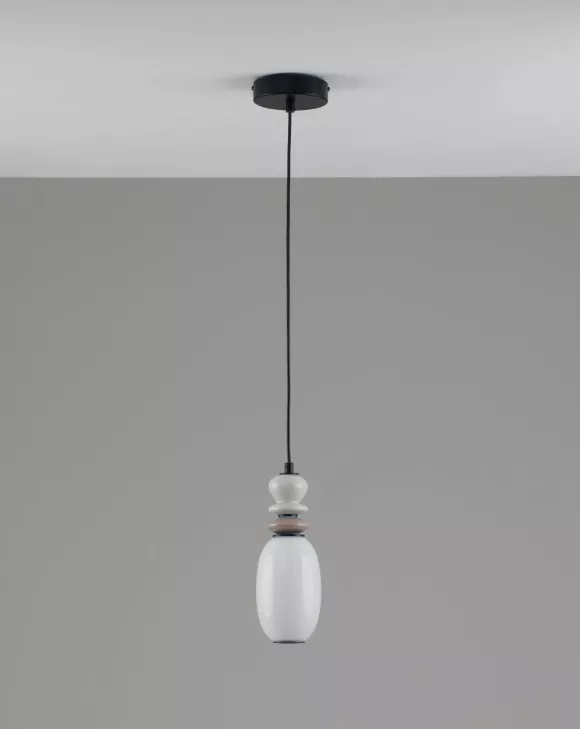 Подвесной светильник Moderli Glaze V11699-PL, Черный, Белый, Теплый белый