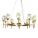 Подвесная люстра Delight Collection BRCH9162-10 antique brass