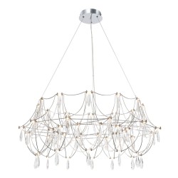 Подвесная светодиодная люстра с пультом управления Modelux ML.5603.1000P CH