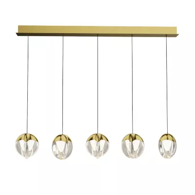 Подвесной светильник Delight Collection MD24001033-5B gold/clear