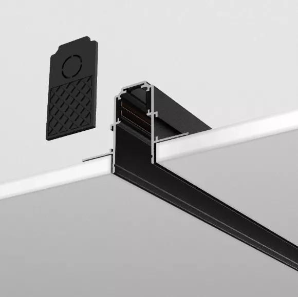 Шинопровод встраиваемый магнитный Maytoni Technical Exility Busbur TRX034-421B, механизм регулировки Шинопровод встраиваемый магнитный Maytoni Technical Exility Busbur TRX034-421B, механизм регулировки