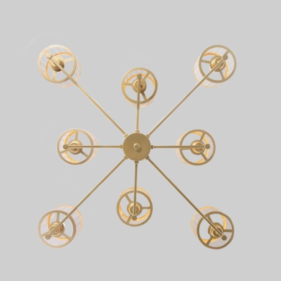 Люстра на штанге Eurosvet Inari 60144/8 золото a061943