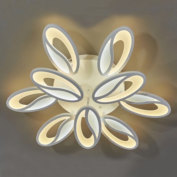 Потолочная светодиодная люстра с пультом управления Escada Grain 10222/9LED 139W