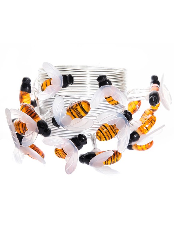 Гирлянда на солнечных батареях 380см разноцветная (UL-00004280) Uniel Пчелки USL-S-127/PT4000 Bees