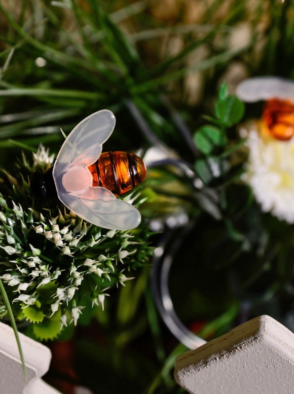 Гирлянда на солнечных батареях 380см разноцветная (UL-00004280) Uniel Пчелки USL-S-127/PT4000 Bees