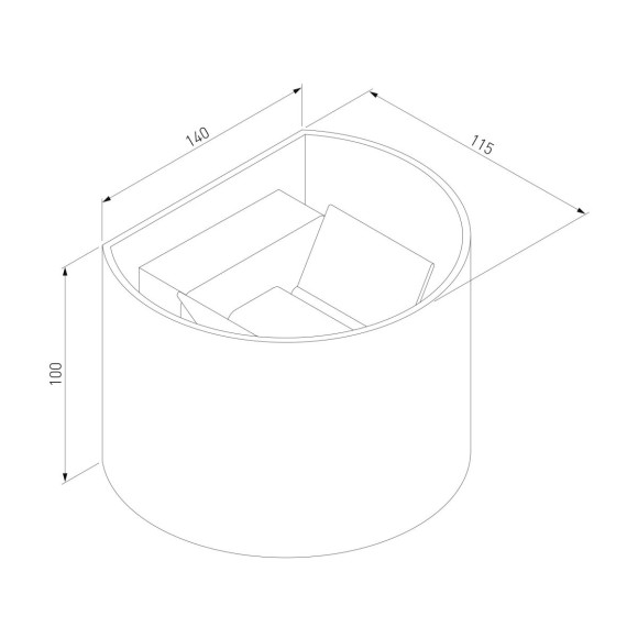 Уличный настенный светильник Elektrostandard Blade 1518 TECHNO LED 4690389219177 a072098